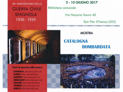 Mostra Catalogna bombardata a San Pier d’Isonzo